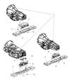 Jeep Transmission Mount Diagram - 52125136AE