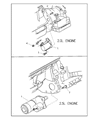 Dodge Stratus Starter Motor Diagram - 4793804