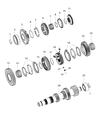 Jeep Gladiator Synchronizer Ring Diagram - 68332868AB