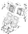 2010 Jeep Commander Seat Cover Diagram - 1PZ33ZJ3AA
