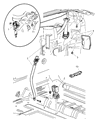 Chrysler Aspen Seat Belt Diagram - 1BF021D5AA