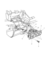 Dodge Neon A/C Switch Diagram - 4886204AA