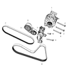 Dodge Journey Drive Belt Diagram - 4891935AB