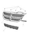 Dodge Journey Grille Diagram - 1VU67TZZAA