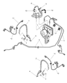 2006 Chrysler Pacifica Brake Line Diagram - 4683957AC