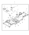 2002 Jeep Wrangler Transmission Mount Diagram - 52058546AB
