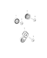Ram C/V Belt Tensioner Diagram - 5184617AD