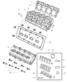 Jeep Commander Cylinder Head Diagram - 5143396AB