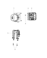 Chrysler 300 ABS Control Module Diagram - 68137007AA
