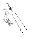 2010 Dodge Nitro Parking Brake Cable Diagram - 52129231AG