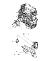 Dodge Nitro Engine Mount Diagram - 52125232AC