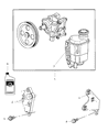 Ram Power Steering Pump Diagram - 68070908AB