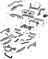 Dodge Challenger Front Cross-Member Diagram - 68059606AC