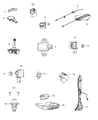 Jeep Grand Cherokee TPMS Sensor Diagram - 68313387AB