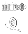 2007 Jeep Grand Cherokee Brake Disc Diagram - 5290731AA
