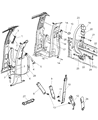 2005 Dodge Ram 3500 Seat Belt Diagram - 5GW361DVAD