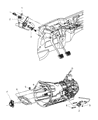 Jeep Clutch Master Cylinder Diagram - 52129184AF