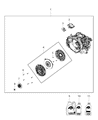 Dodge Dart Release Bearing Diagram - 68140960AA