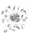 Jeep Mass Air Flow Sensor Diagram - 53013673AA