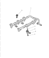 2004 Chrysler Sebring Fuel Rail Diagram - 4591628AC
