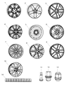 2012 Chrysler 200 Spare Wheel Diagram - 1TA78DD5AA