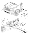 Jeep Renegade Emblem Diagram - 68505563AA