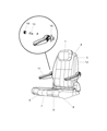 Ram Seat Cushion Diagram - 68101730AA