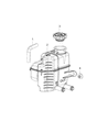 Chrysler Pacifica Coolant Reservoir Diagram - 52126354AB