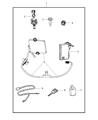 2009 Jeep Liberty Transmitter Diagram - 5026074AP