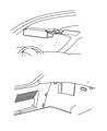Chrysler Crossfire Dome Light Diagram - 5097401AA