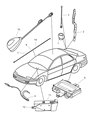 Jeep Commander Antenna Cable Diagram - 5066207AB