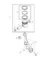 Ram Piston Diagram - 68067120AA