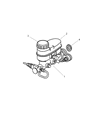 2001 Chrysler PT Cruiser Brake Master Cylinder Diagram - V1107973AA