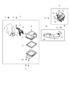 Chrysler Air Filter Box Diagram - 68082670AC