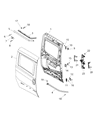 Ram ProMaster City Window Run Diagram - 68268781AA