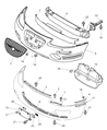 Chrysler Sebring License Plate Diagram - MR311004