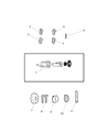 2003 Dodge Viper Door Lock Switch Diagram - 4685841AB