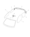Dodge Dart Windshield Diagram - 68264150AA
