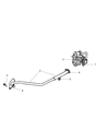 Chrysler Sebring EGR Valve Diagram - 4627330AA