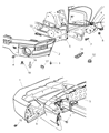 2004 Dodge Durango Bumper Diagram - 5HP18TZZAB