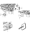 Jeep Belt Tensioner Diagram - 4593817AB