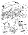 Jeep Car Speakers Diagram - 5059062AA