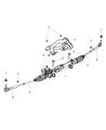 Ram C/V Rack And Pinion Diagram - R5151705AF