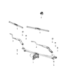 Ram 3500 Windshield Wiper Diagram - 55372141AJ