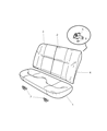 2004 Dodge Stratus Seat Cushion Diagram - YS611DVAA