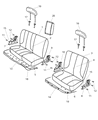 2012 Ram 2500 Armrest Diagram - 1VD51GTVAA