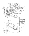 2003 Dodge Stratus Bumper Diagram - MR990729