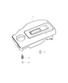 Jeep Cherokee Engine Cover Diagram - 4627096AF