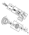 Ram Wheel Bearing Diagram - 68049098AB