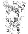 Ram Heater Core Diagram - 5161084AB